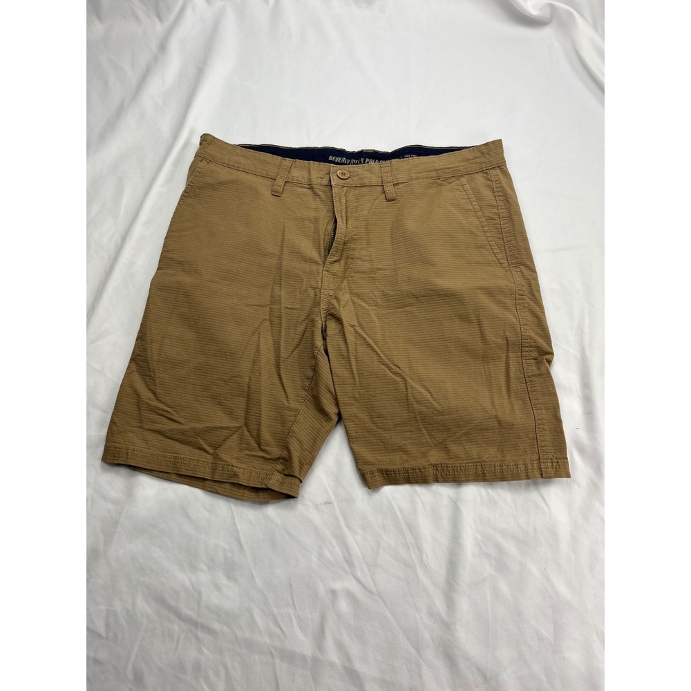 Beverly Hills Polo Club Flex Twill Chino‎ Khaki Brown Shorts